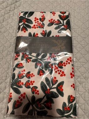 Rifle Paper Co. Holly Berry Holiday Tea Towel